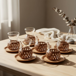 Porcelain Coffee Cup Set 6 Pieces